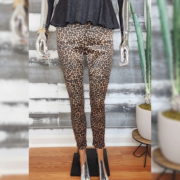 Topshop Pants - 𝅺TOPSHOP leopard skinny jeans/pants